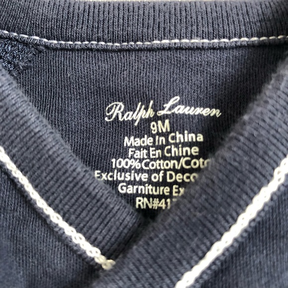 Ralph Lauren Baby Classic Soft Cotton Outfit - 9mo - Picture 3 of 3